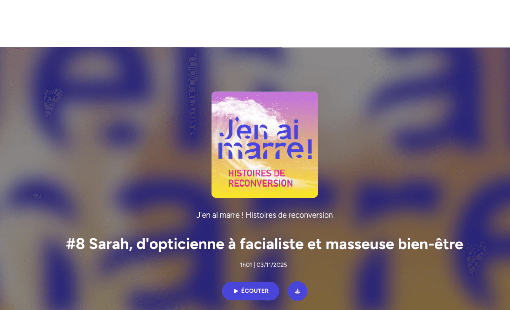 Écoutez-nous sur J'en ai marre podcast 